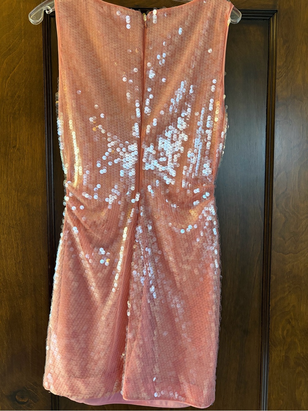 STAUD Eton Pink Sequin Mini Dress - Picture 2 of 5